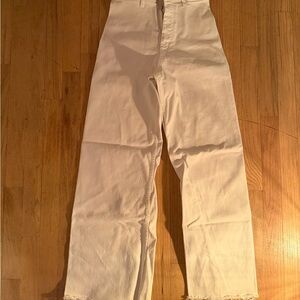 Zara Off-White Trousers